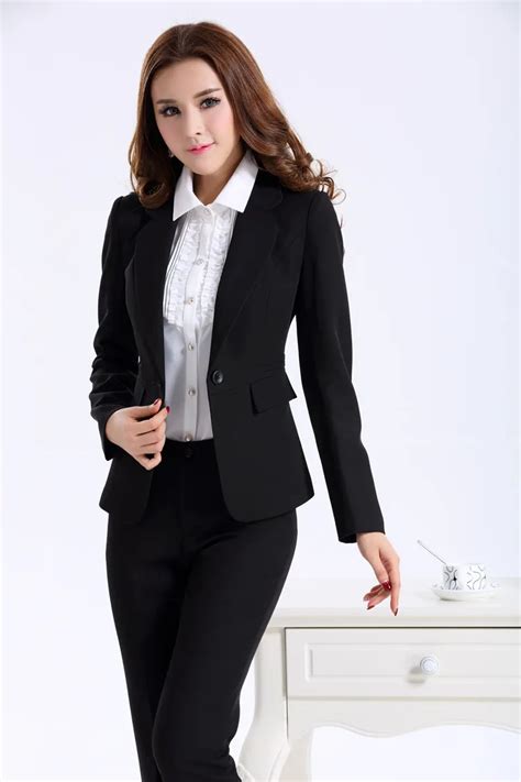 Women Business Suits Formal Office Suits Work Wear Autumn Winter 2015