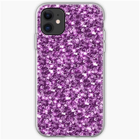 Sparkly Shiny Chunky Pink Gleaming Faux Glitter Iphone Case By