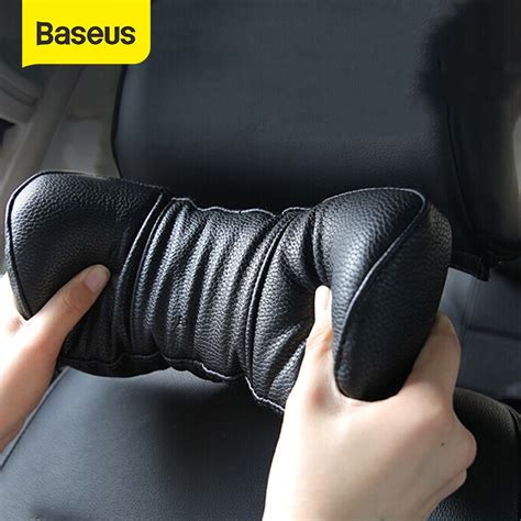 Baseus Universal Car Pillow 3d Memory Foam Warm Car Neck Pillow Pu