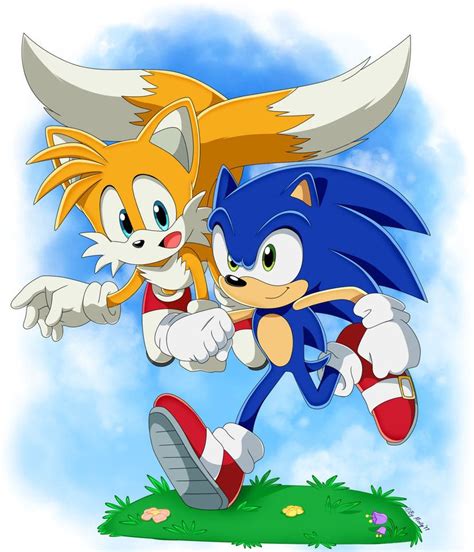 Sonic And Tails On Deviantart Cute Sonic Tails Fan Art Sonic