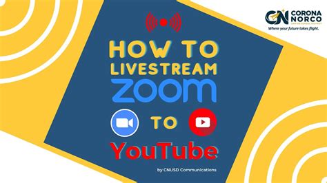 How To Livestream Zoom To Youtube Youtube