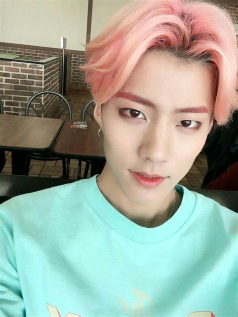 Park Jeup Imfact Guys With Pink Hair Boy Pink Hair Pink Hair