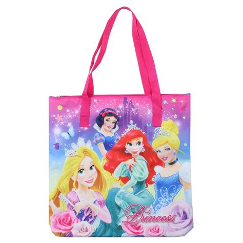 Disney Princess Zippered Tote Bag Free Shipping