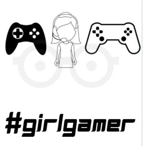 Gamer Girl Svg