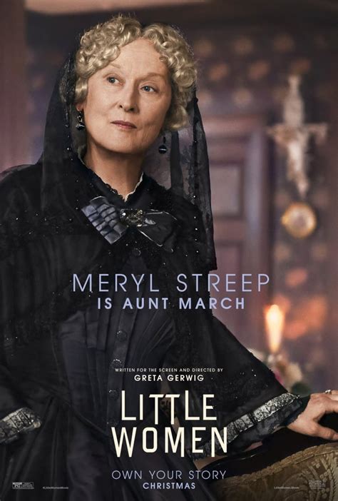 Meryl Streeps Little Women Poster Little Women 2019 Movie Character
