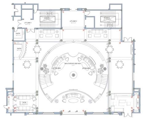 Main Lobby Hall On Behance Hotel Floor Plan Hotel Lobby Design