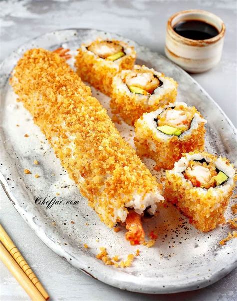 Crunchy Roll Sushi Recipe California Roll Chefjar