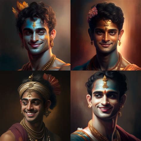 Krishna Re Imagined Digital Art Created In Midjourney Etsy
