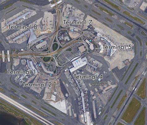 Jfk Terminal Layout Airport Spotting
