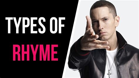 The 5 Rhyme Types How Eminem Finds So Many Rhymes Youtube