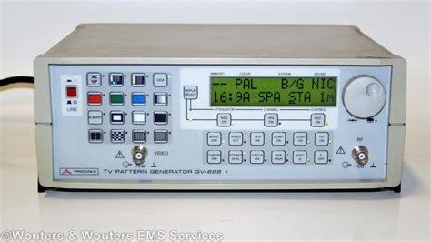 Promax Gv 698 Ntscpalsecam Tv Pattern Generator