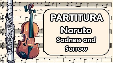 Música Triste Do Naruto Sadness And Sorrow Partitura Para Flauta