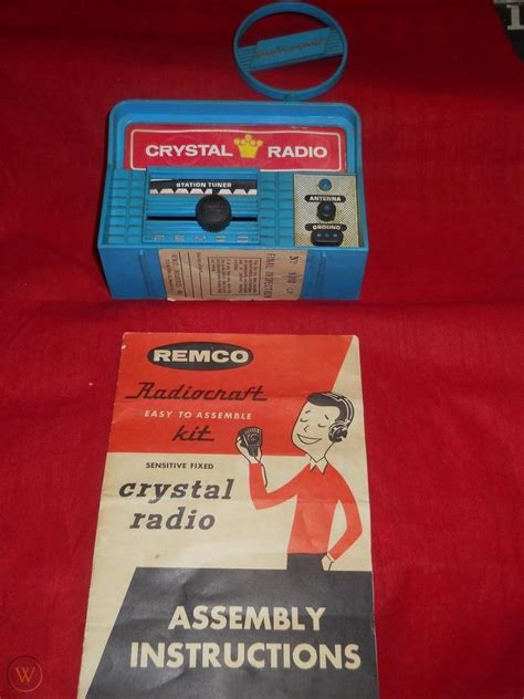 60s Remco Radiocraft Crystal Radio Kit With Instructions 1809635130
