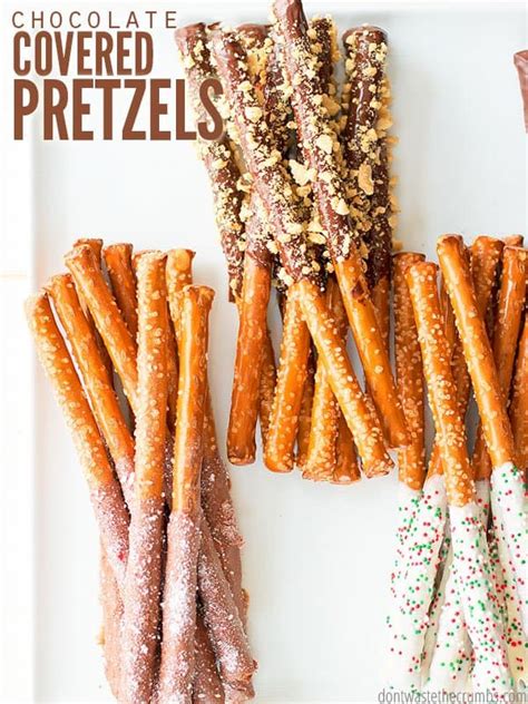 Easy Chocolate Covered Pretzels Meopari