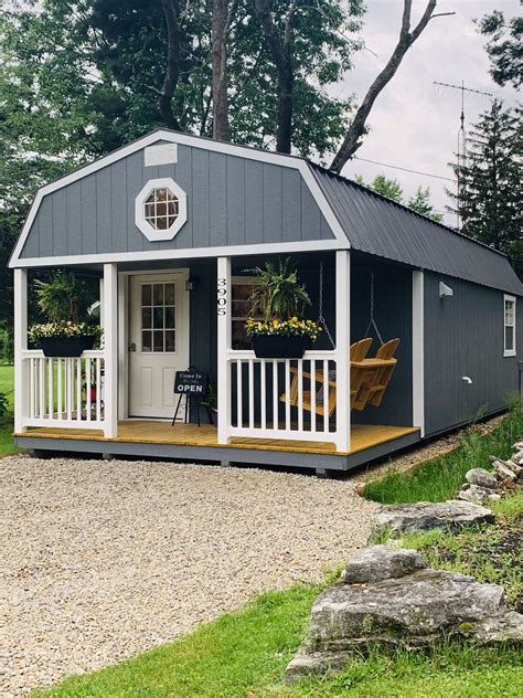 The She Shed Home Hair Salon Shed To Tiny House D House Tiny House