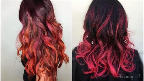 Contoh warna cat rambut loreal secara lengkap adalah sebagai berikut : Warna Rambut Coklat Campur Merah - Model Terbaru