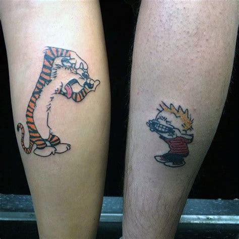 70 Calvin And Hobbes Tattoo Designs For Men Comic Ideas