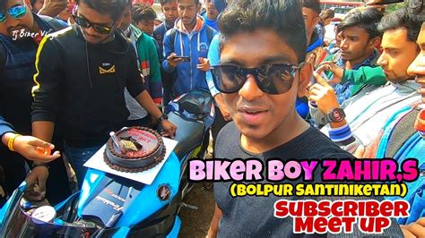 Biker Boy Zahirs Subscriber Meet Up Bolpur Santiniketan