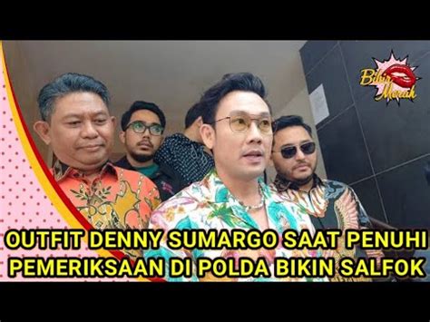Outfit Denny Sumargo Saat Penuhi Pemeriksaan Di Polda Metro Jaya