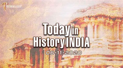 06 November In Indian History Nov 06 Special Day Today Special Day