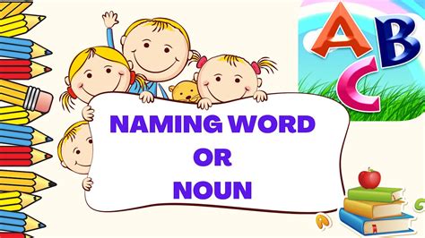 Super Fun And Easy Learn Nounnaming Words Kids Youtube