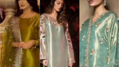 Beautiful Raw Silk Dresses With Beautiful Combinations Youtube