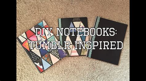 Diy tumblr notebooks for back to school! DIY Notebooks For Back to School: Tumblr Inspired! | Liney Sattayaney - YouTube