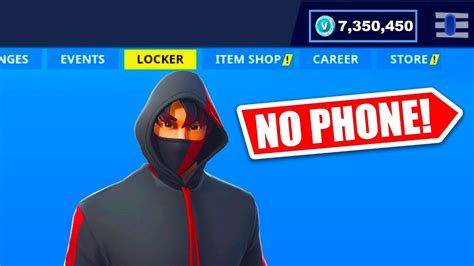 How To Get Ikonik Skin Without Galaxy S10 In Fortnite Youtube