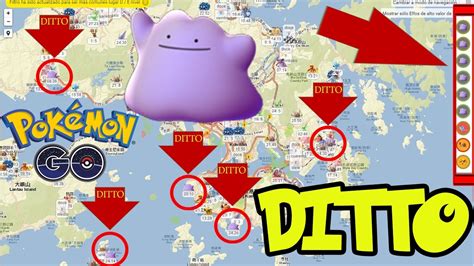 Cómo Atrapar A Ditto En Pokemon Go Cada 5 Minutos Mapa Para Capturar