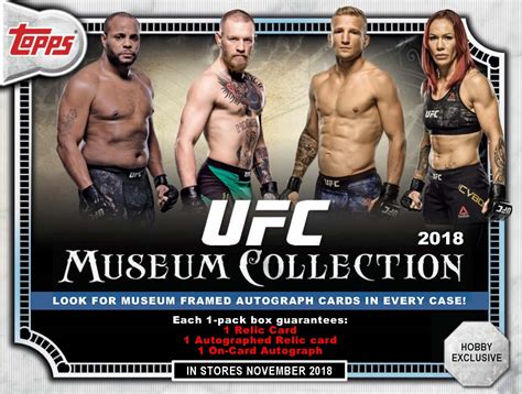 Topps Ufc Museum Collection Mma Trading Cards Packs A Punch