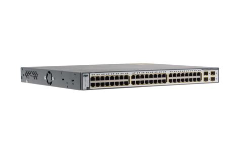Cisco Catalyst 48 Port Rack Switch Stackable 3750g Poe Ws C3750g 48ps