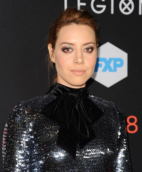 Aubrey Plaza Wore A Chrome Sequin Minidress And We Are Obsessed With