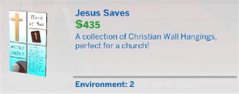 Mod The Sims 12 Christian Wall Decoration Designs Jesus Christ And
