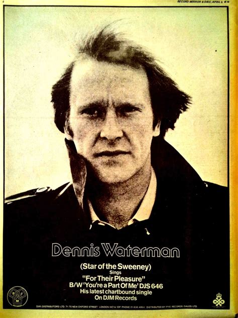Dennis Waterman A Pop Culture Scrapbook Fandom