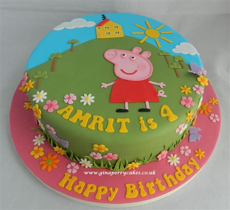 Peppa Pig For A 4 Year Old Birthday Cakes Happy Birthday Celebration