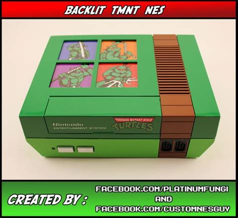 Retro Turtle Consoles Tmnt Custom Nes