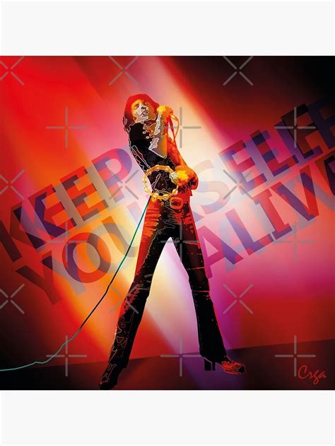 Keep Yourself Alive Metal Print By Crga Queen Art Redbubble