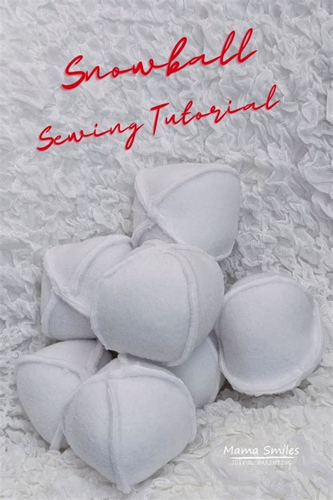 Snowball Sewing Pattern Mama Smiles Joyful Parenting