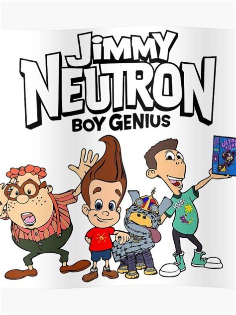 Jimmy Neutron Shower Curtain At Old School Cartoons 90s Cartoons