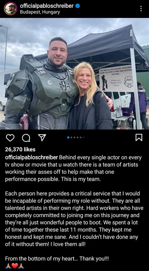 Pablo Schreiber On Instagram Has Announced That Season 2 Of The Halo Tv