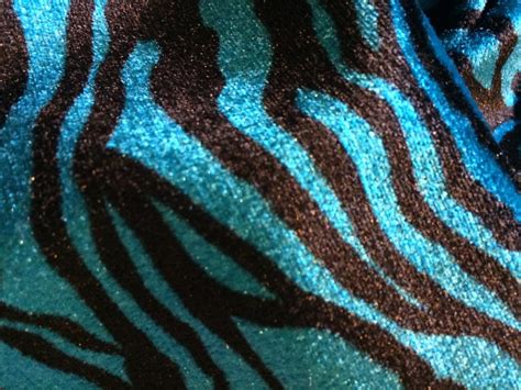 Turquoise Velvet Fabric Blue Leopard Print Like The Fabric Palace