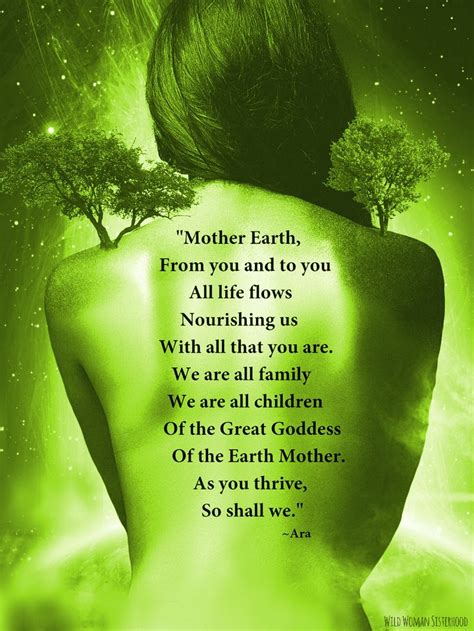 Mother Earth •• Mother Earth From You And To You All Life Flows