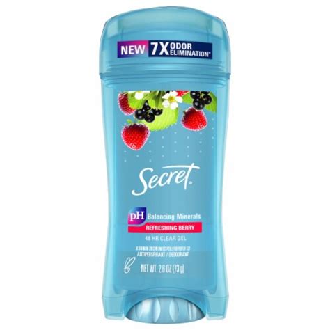 Secret Fresh Expressions Berry Clear Gel Antiperspirant And Deodorant