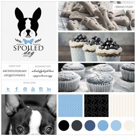 Pet Business Logo Pet Branding And Web Design For Spoiled Dog Treat