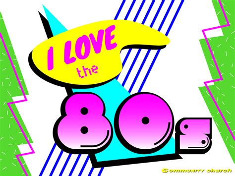 80s Clipart I Love The 80 80s I Love The 80 Transparent Free For