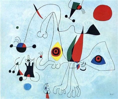 Women And Birds At Sunrise 1946 Joan Miro