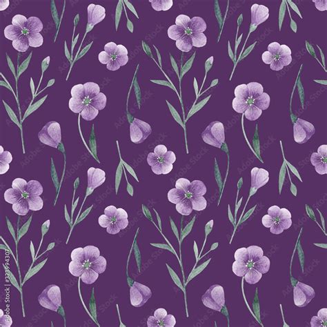 Purple Floral Texture