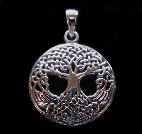 Celtic Tree Of Life Pendant Sterling Silver Tree Of Life Pendant