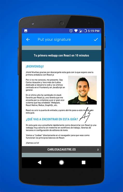 Sign on PDF - Android Source Code by Gonzalezn775 | Codester