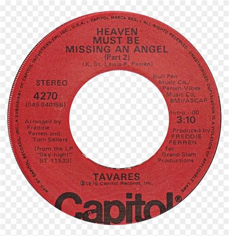 Tavares cost like 9 million, that isn't nothing. Heaven Must Be Missing An Angel By Tavares Us Vinyl ...